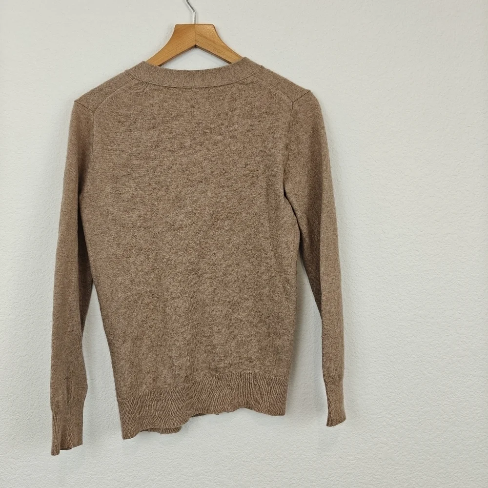 J. Crew Long Sleeve V Neck Button Up Wool Blend Light-Weight Cartigan XS